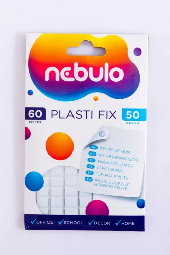 Gyurmaragasztó 50g. 60 kocka Plasti Fix, Nebulo