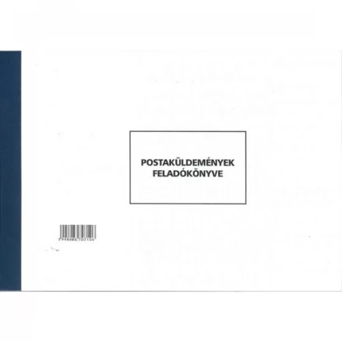 Postaküldemények feladókönyve A4, fekvő 50 lapos C.7976-11/új