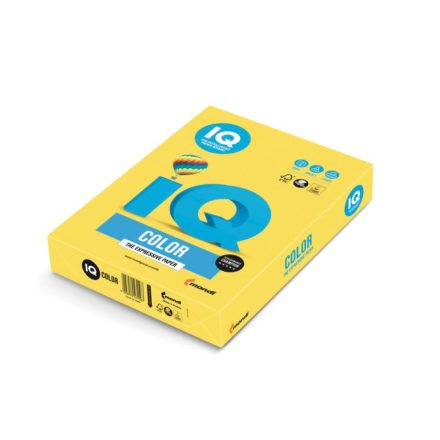 Másolópapír, színes, A4, 160g. IQ Color CY39 250ív/csomag, kanárisárga