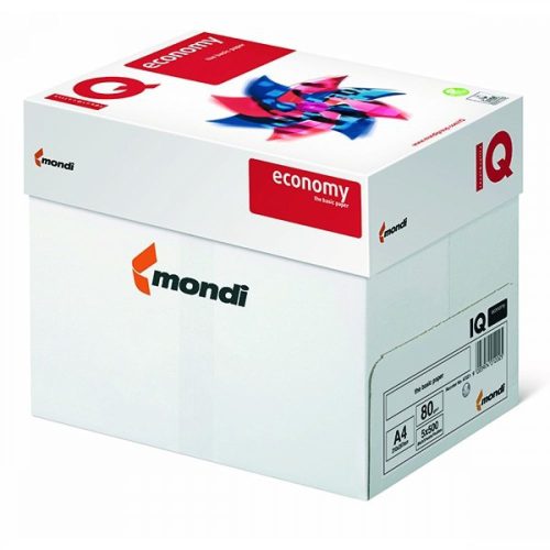 Másolópapír A4, 80g, IQ Economy+ 500ív/csomag,